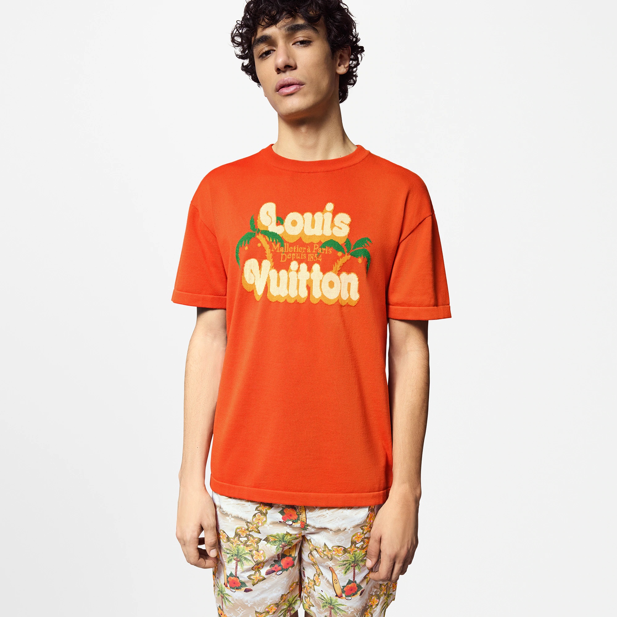 Short-Sleeved Cotton Crewneck - 2