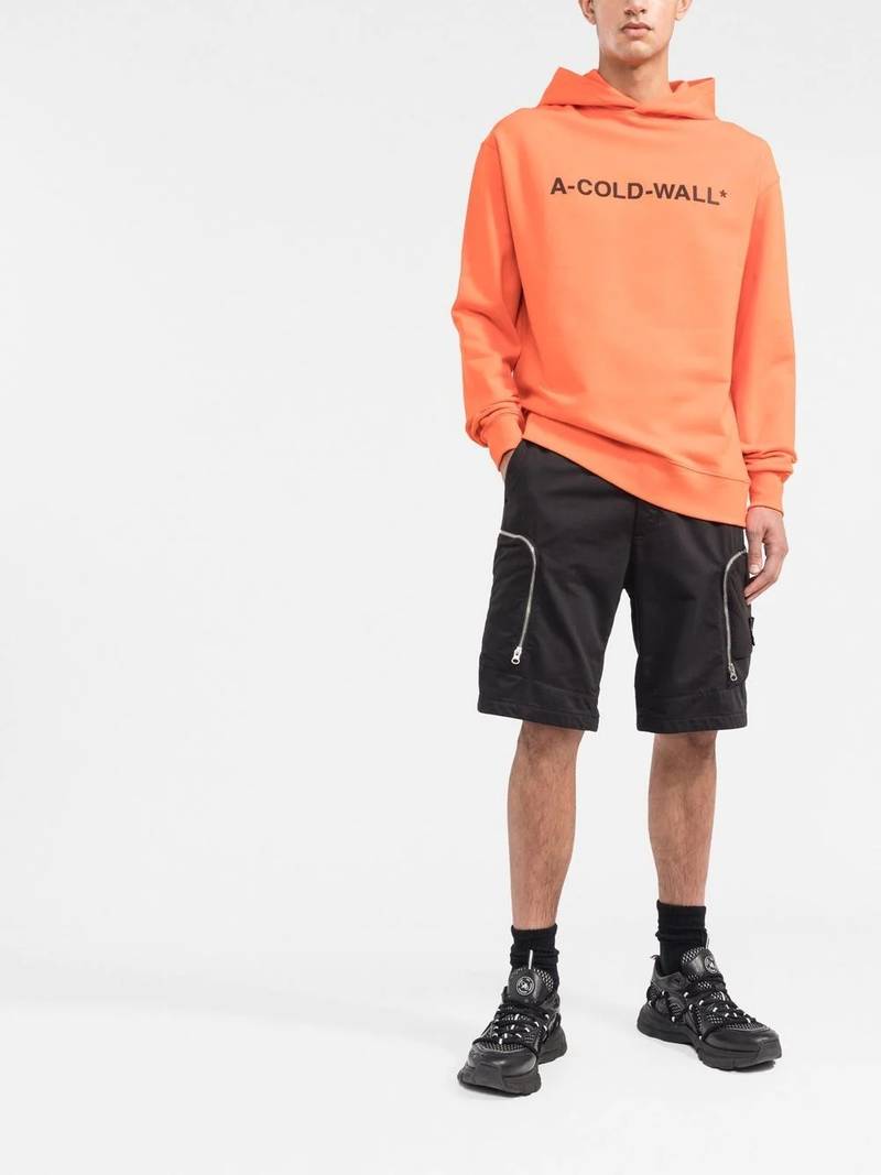 A-COLD-WALL* logo printed hooded sweatshirt outlook