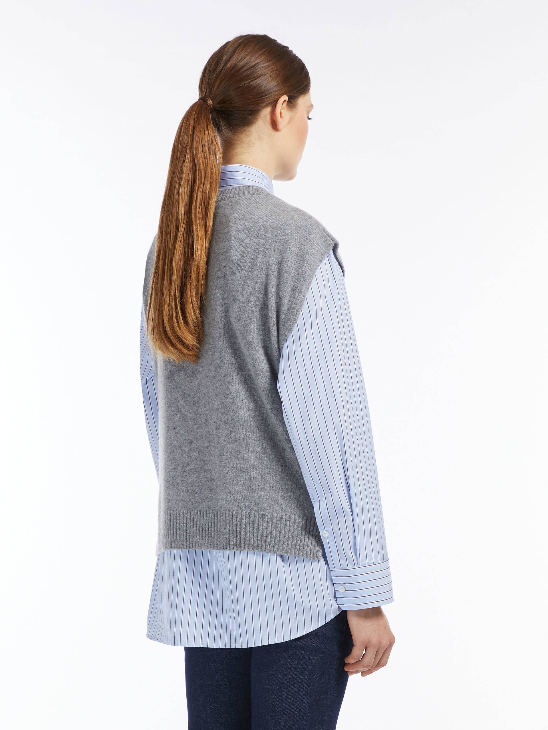 PACCHE Cashmere-knit gilet - 4