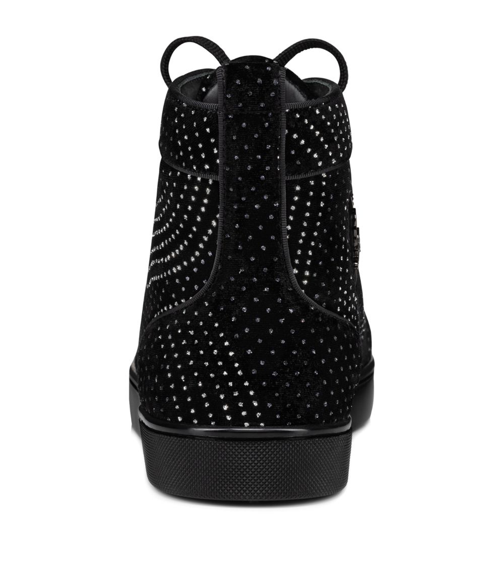 CHRISTIAN LOUBOUTIN Louis Orlato Rubber-Trimmed Mesh and Full