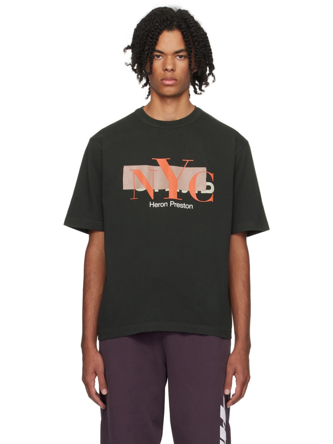Black 'NYC' Censored T-Shirt - 1