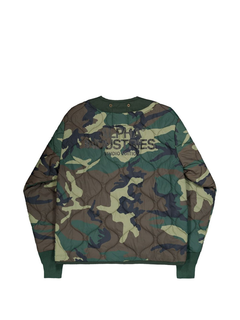 ALPHA INDUSTRIES camouflage quilted jacket outlook