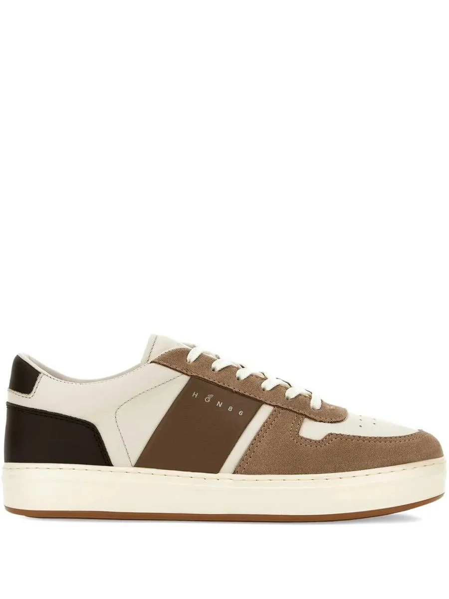 Hogan H-Tv Suede And Nappa Leather Sneakers Shoes - 1