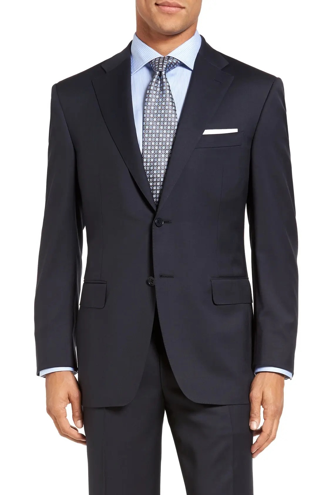 Classic Fit Wool Suit - 5