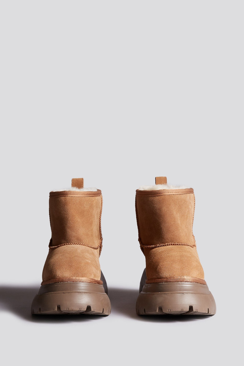 CHUNKY SHEARLING BOOT - LIGHT BROWN - R13 2