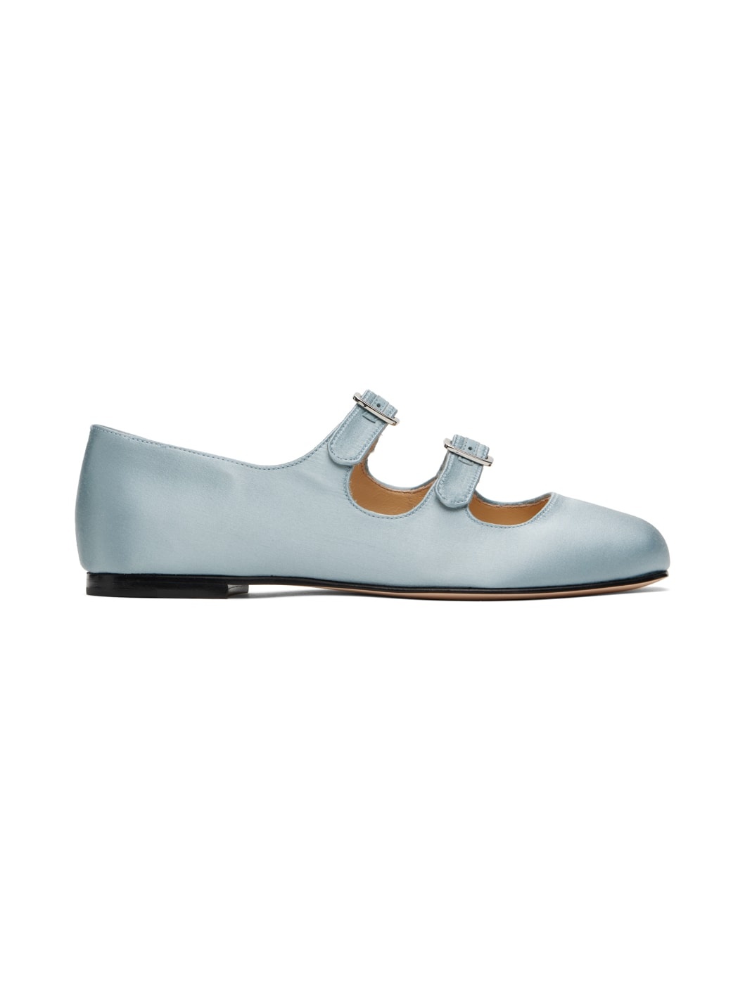 SSENSE Exclusive Blue MJ Double Strap Ballerina Flats - 1