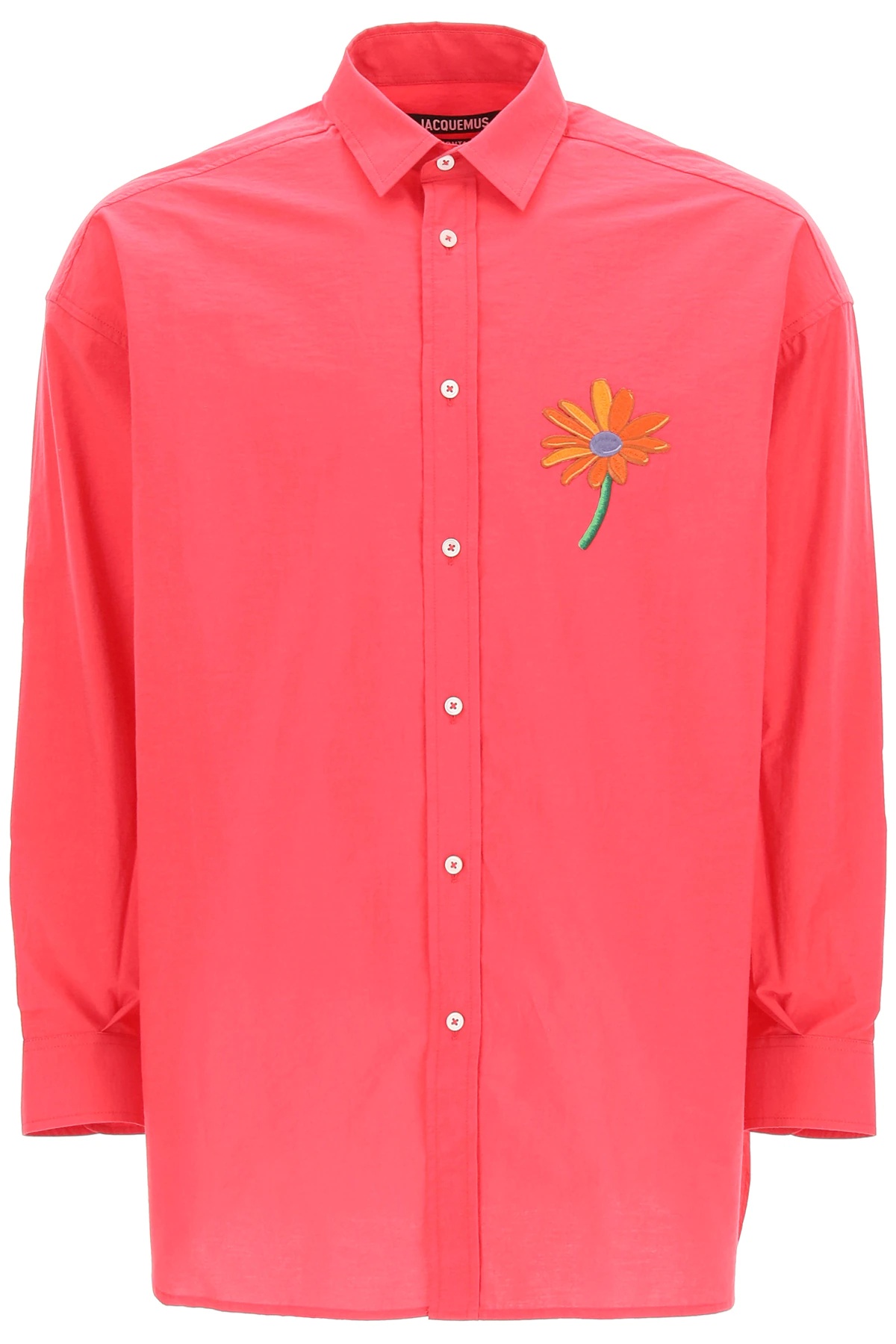 SHIRT WITH FLOWER PATCH - 1