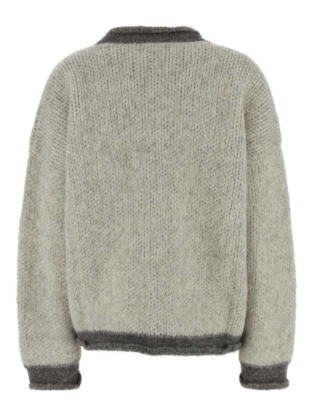 intarsia-knit logo sweater - 2
