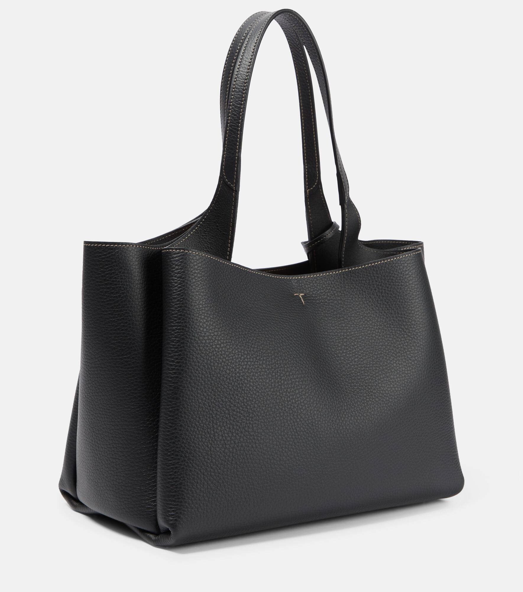 Leather tote bag - 4