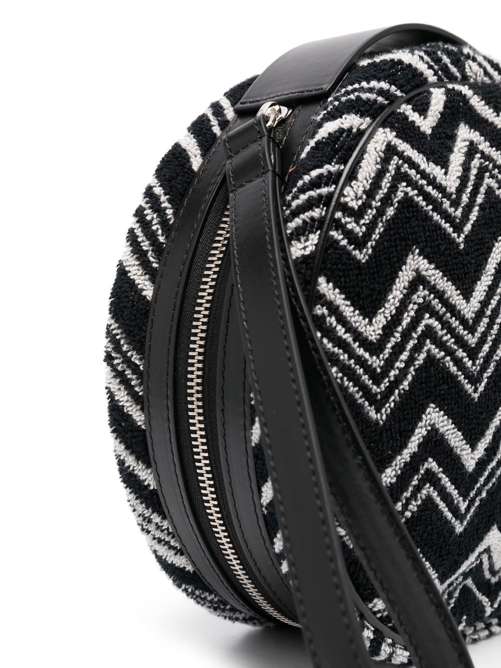striped zip-up wash bag - 3