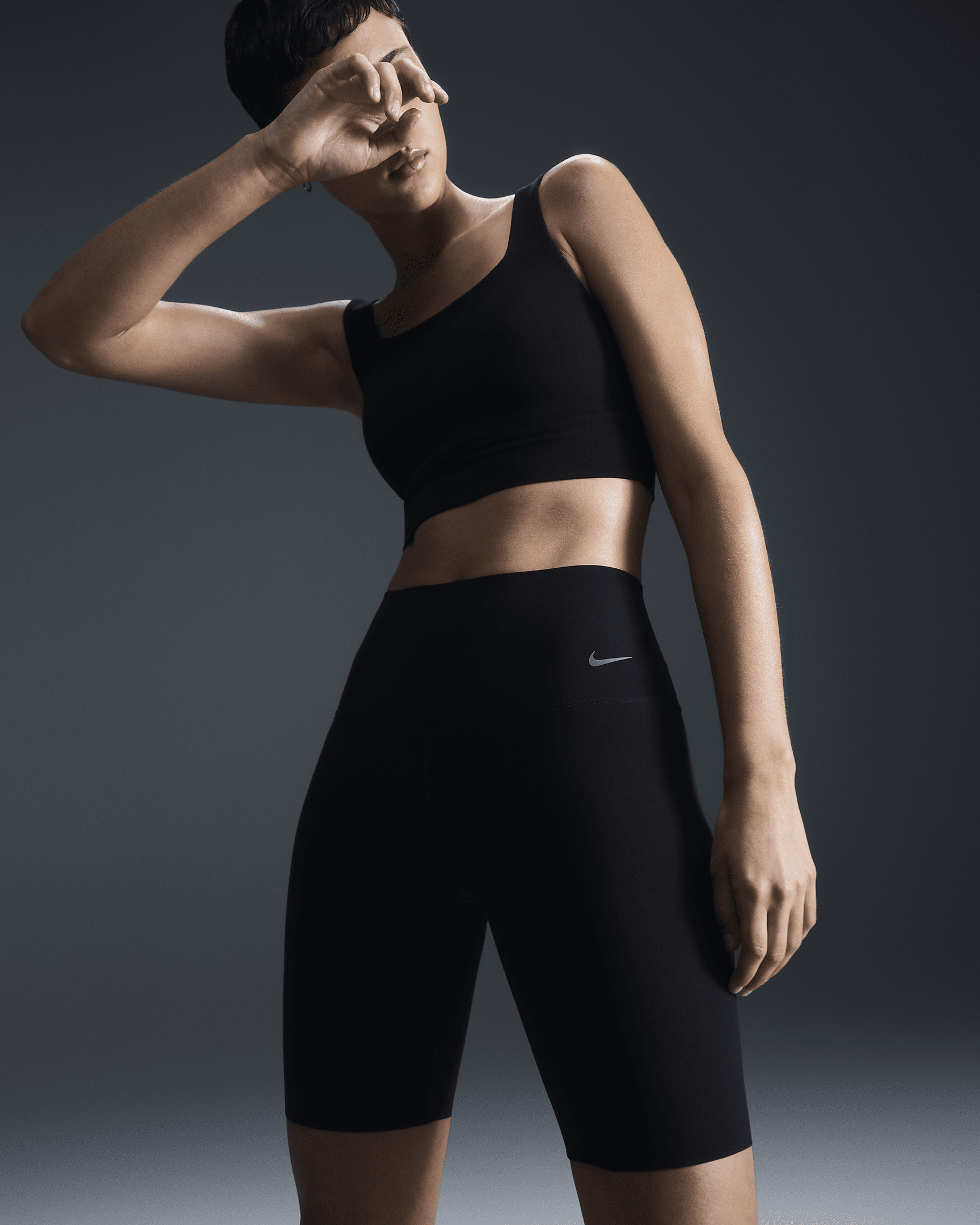 Nike Zenvy Women's Gentle-Support High-Waisted 8" Biker Shorts - 2
