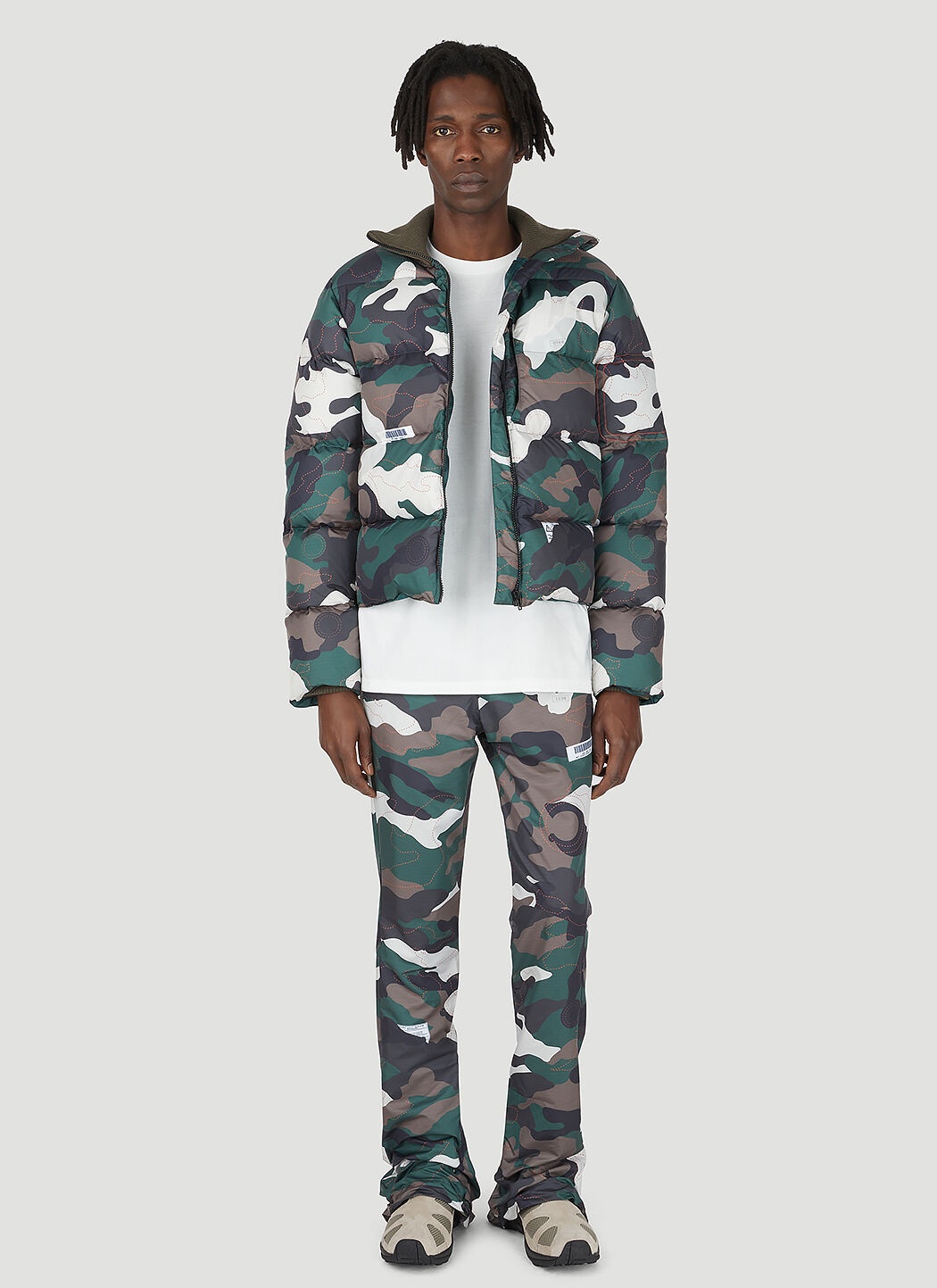 Airbag Patched Down Jacket - 2