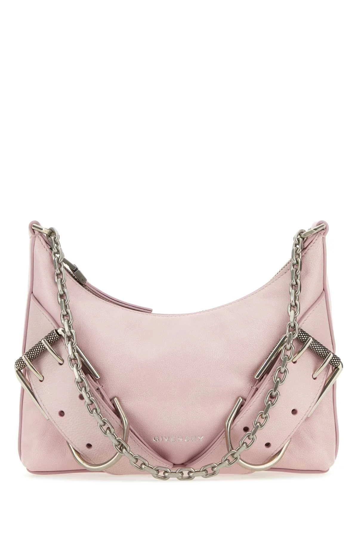 Givenchy Women Pastel Pink Leather Voyou Boyfriend Party Shoulder Bag - 1