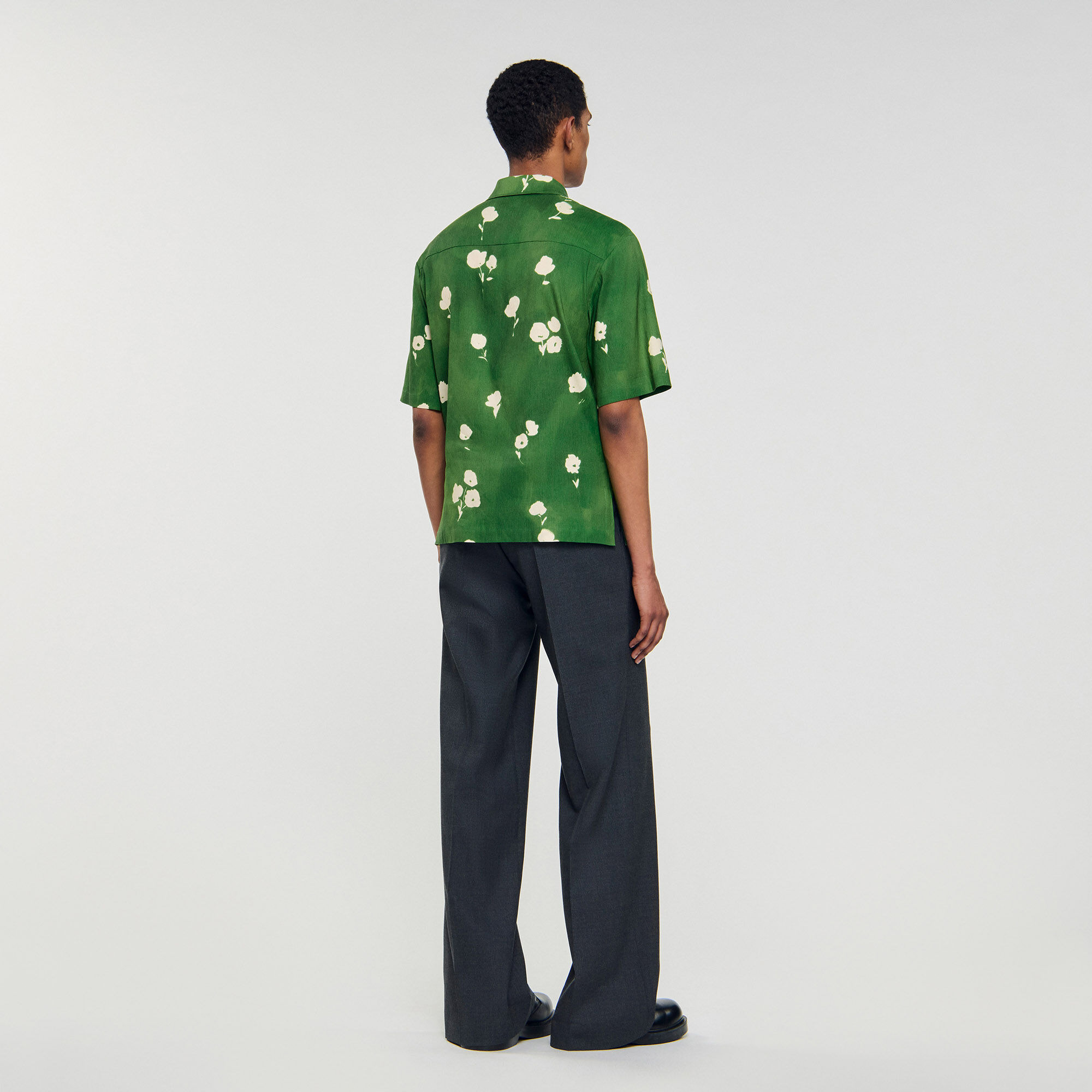 FLORAL MOTIF SHIRT - 5
