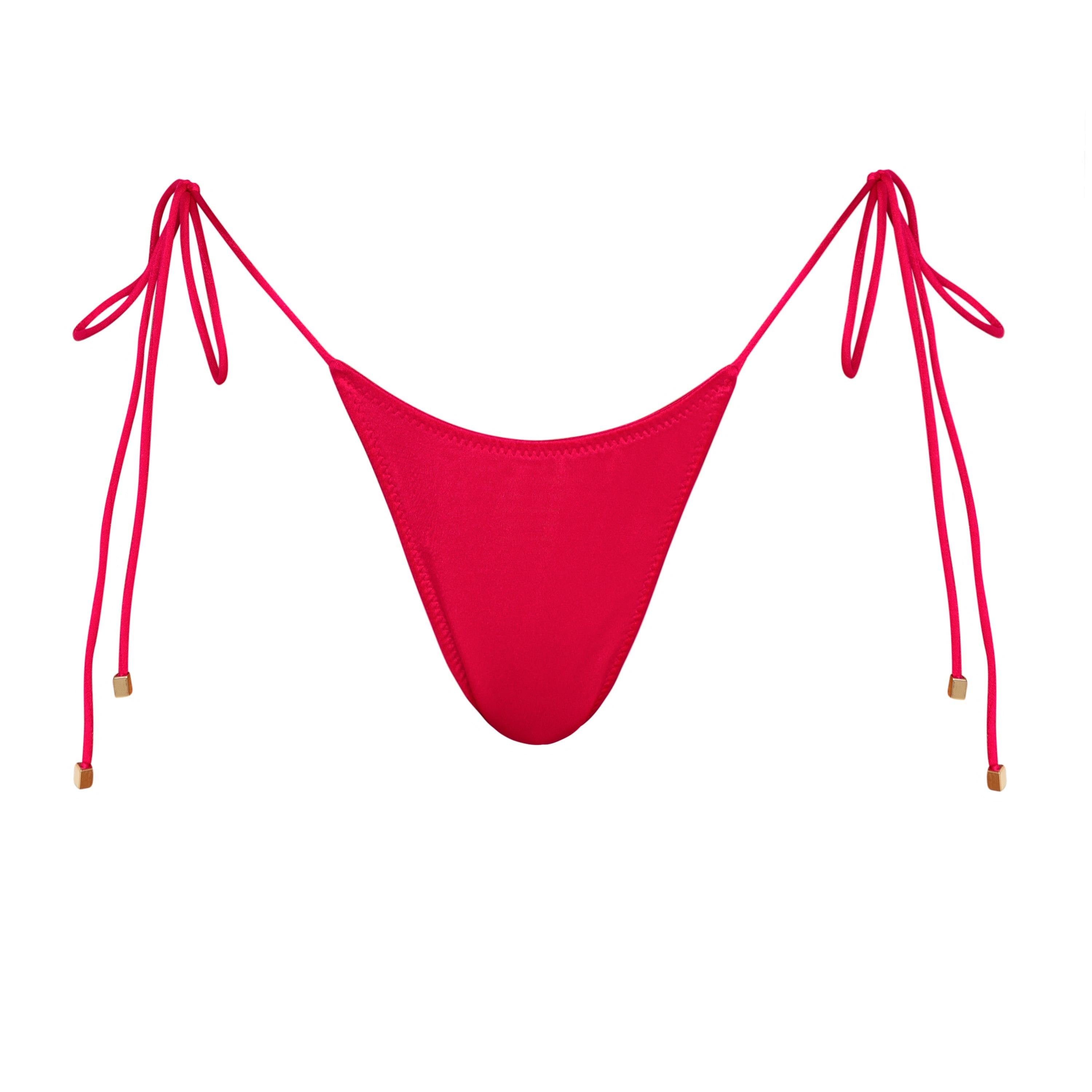 FREYA  Magenta - Tie Side Bikini Bottoms - 6