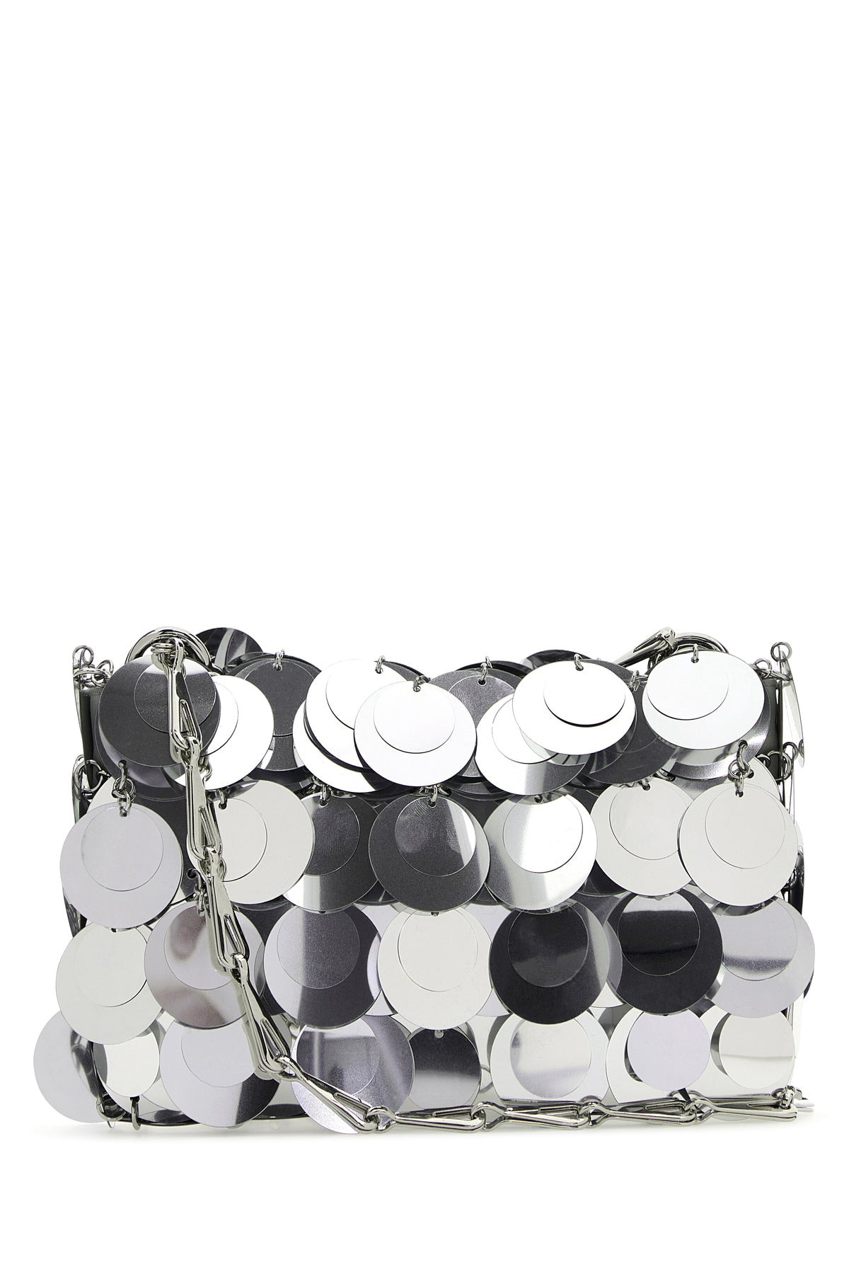 Silver maxi sequins nano shoulder bag - 3