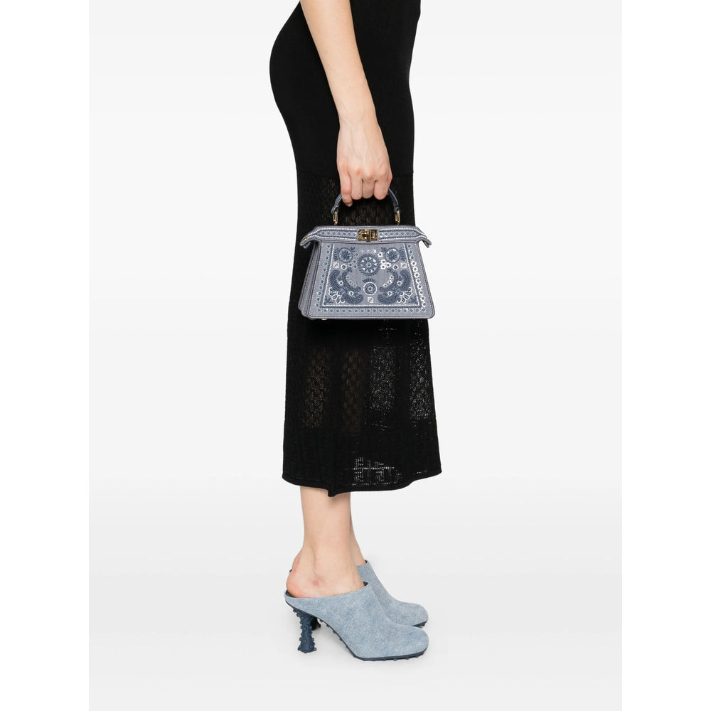 Fendi Blue Tote Bags Women - 2