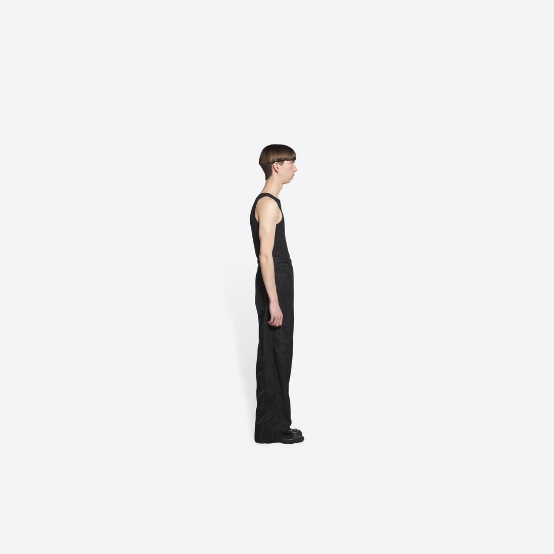 Men's Baggy Pants in Black - 4