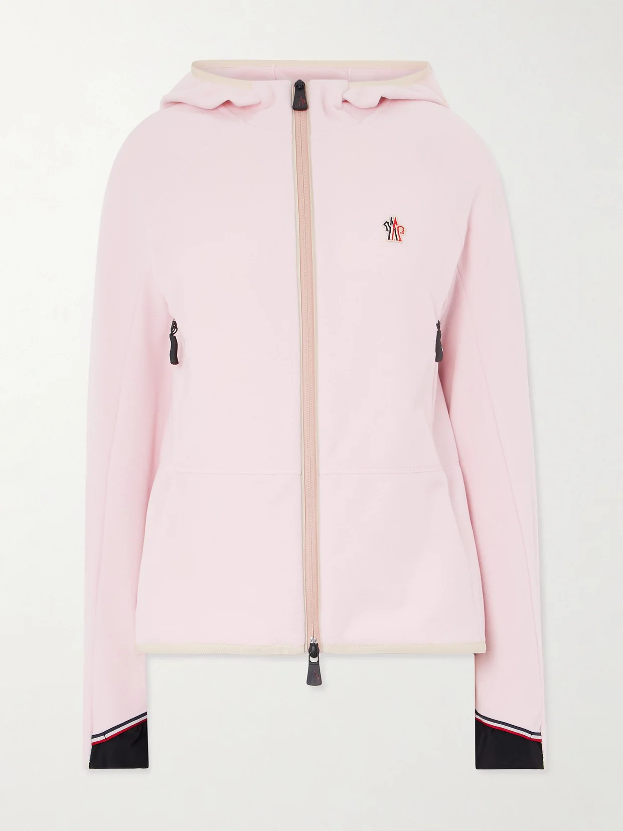 Appliquéd Hooded Fleece Jacket - 1