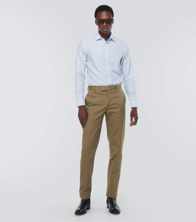 Berluti Scritto Andy silk and cotton shirt outlook