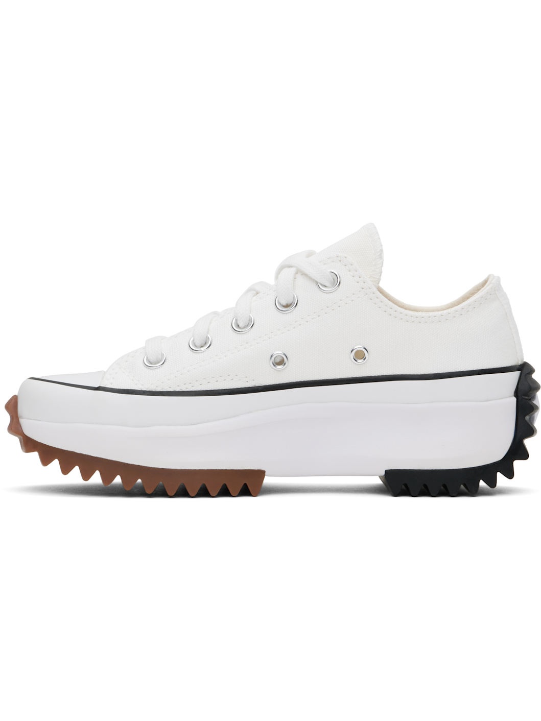 Off-White Run Star Hike Canvas Platform Sneakers - 3