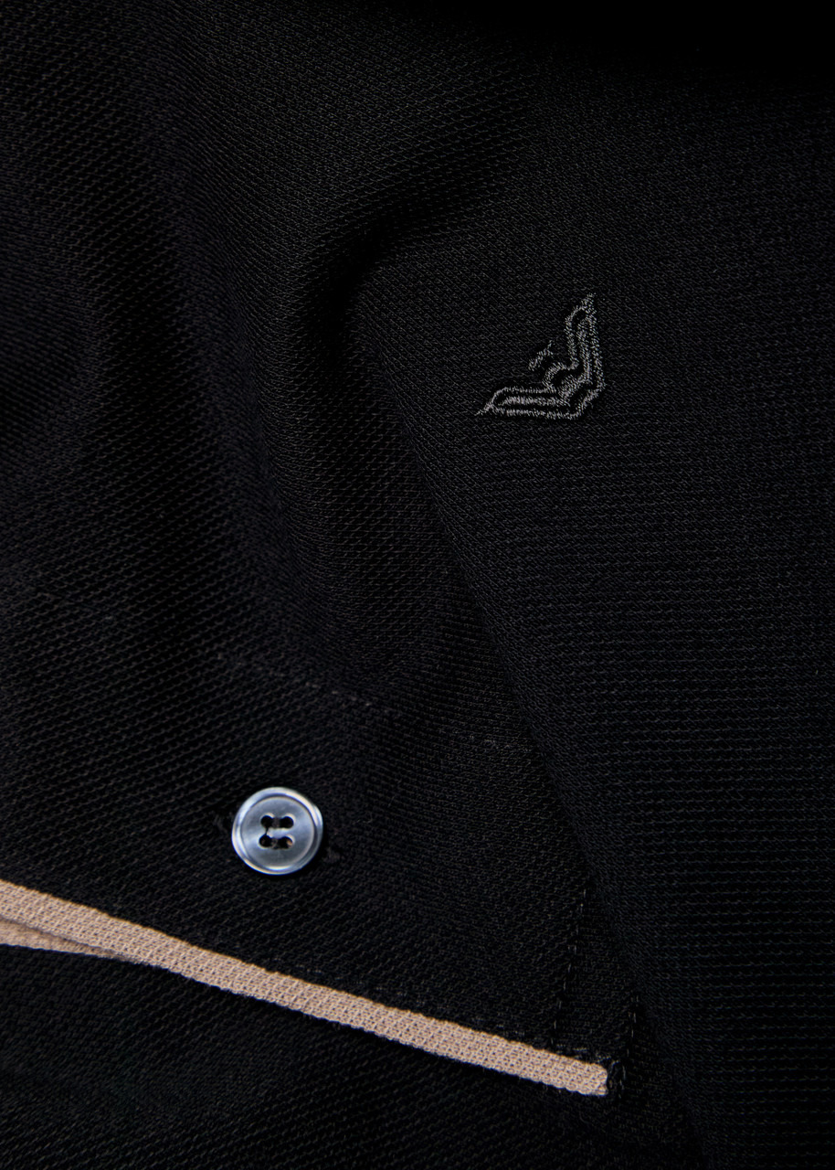 Emporio Armani Logo-embroidered Piqué Cotton Polo Shirt - 5