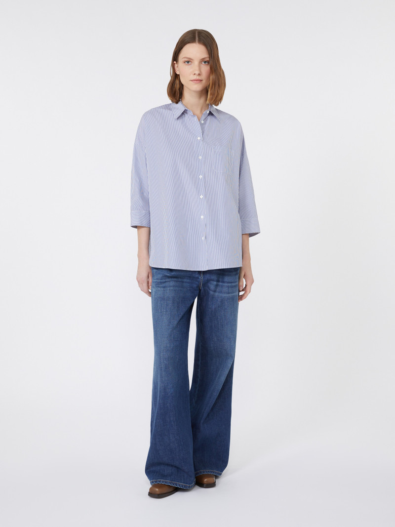 WEEKEND Max Mara GIRALDA Flared poplin shirt outlook
