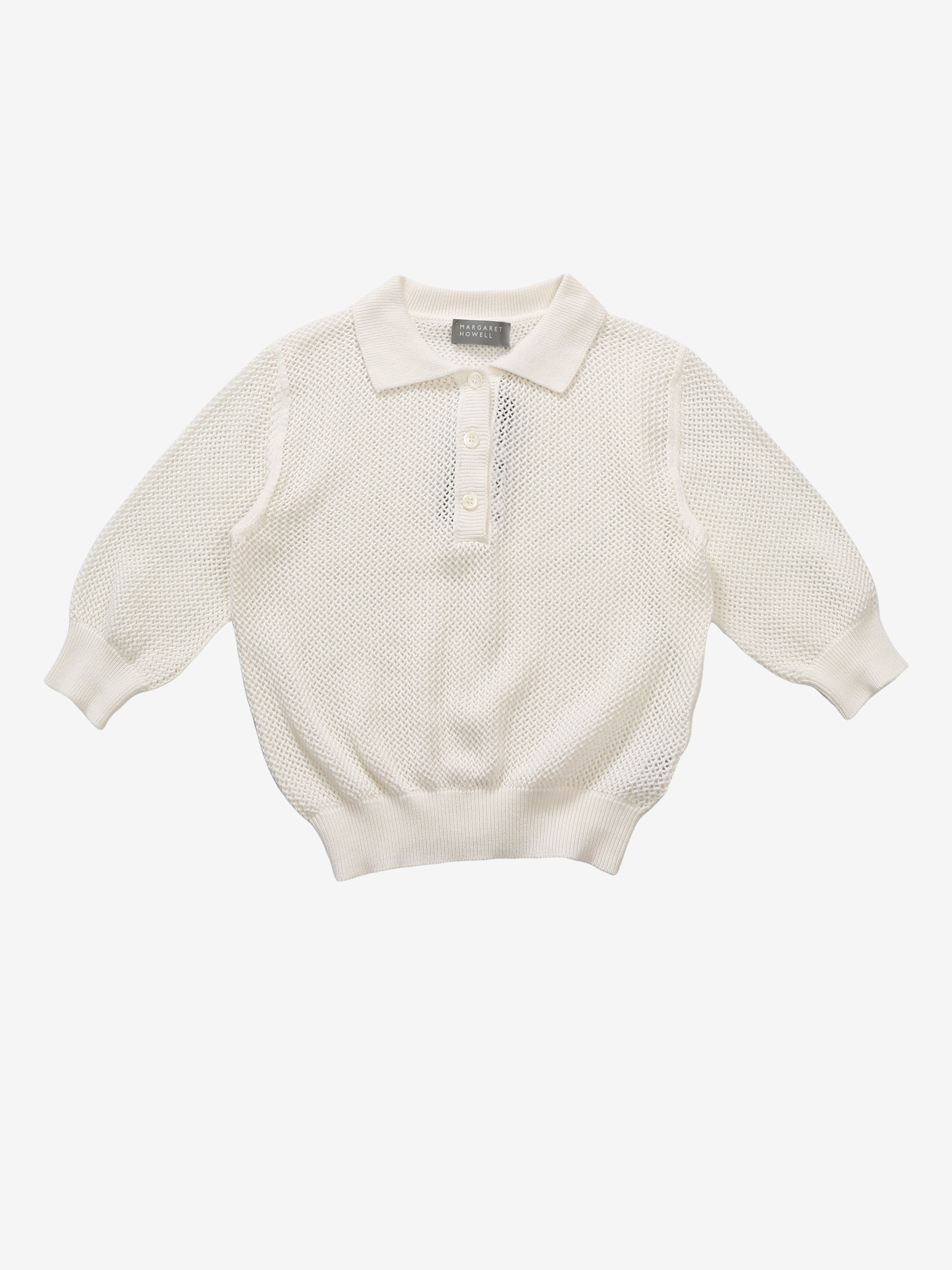 MARGARET HOWELL - Women Pointelle Polo Shirt - 5