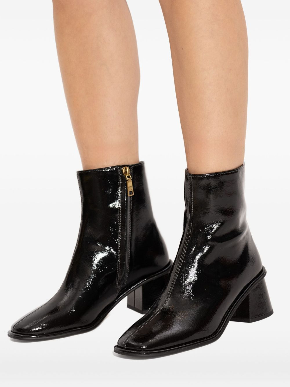 50mm Gigi heeled ankle boots - 5