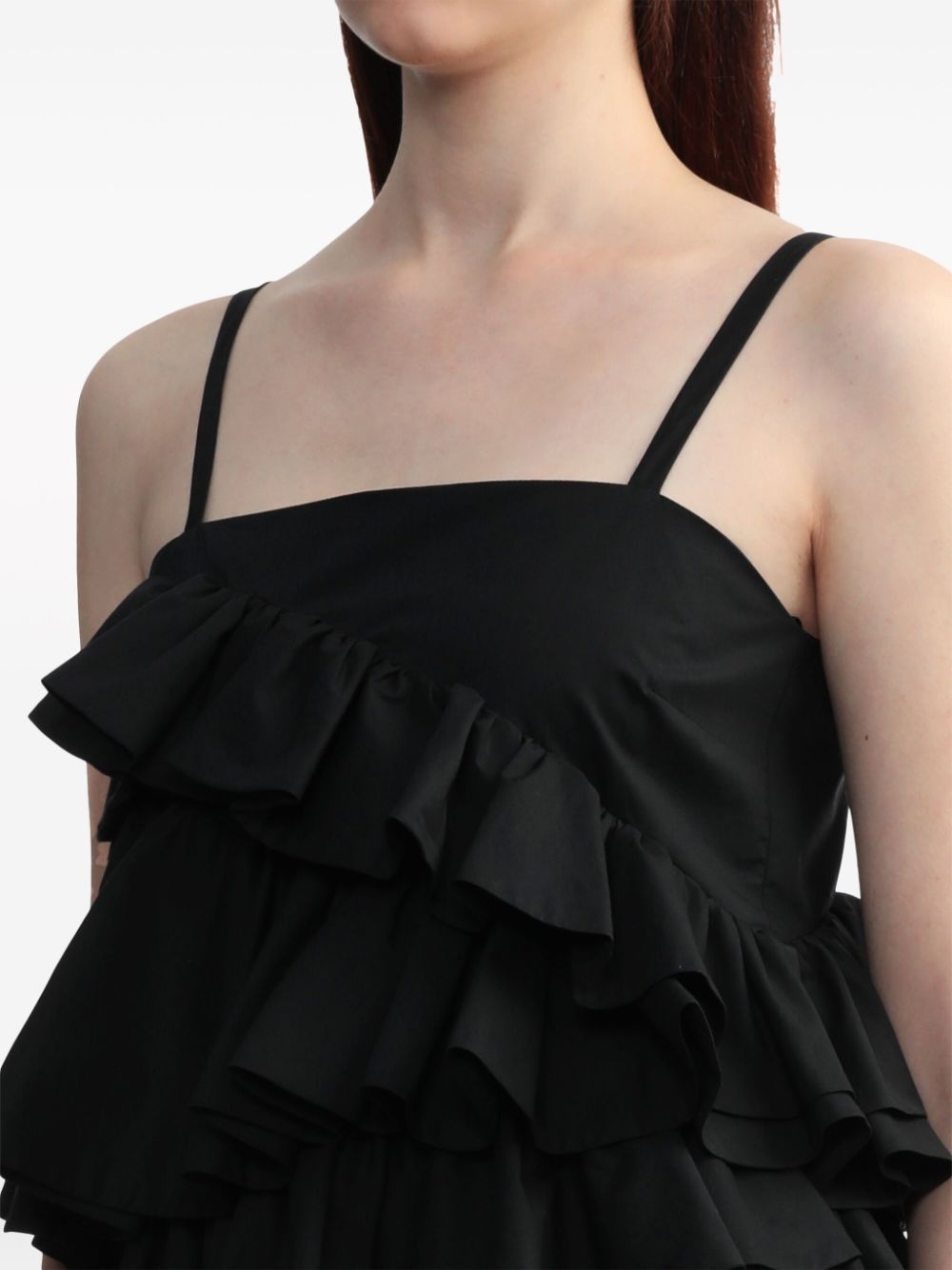 asymmetric ruffle top - 5