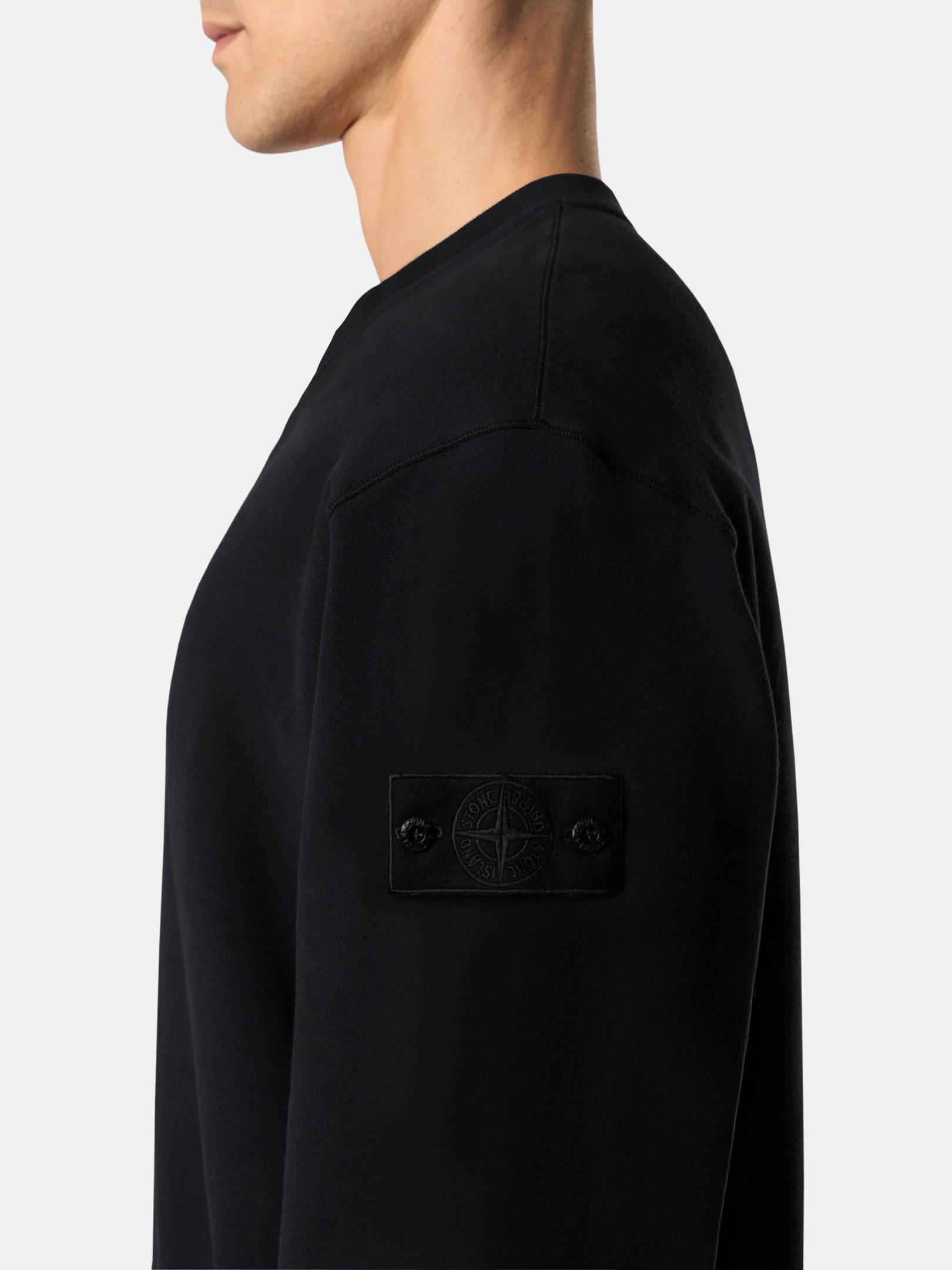 6100069 STRETCH COTTON FLEECE_STONE ISLAND GHOST - 3