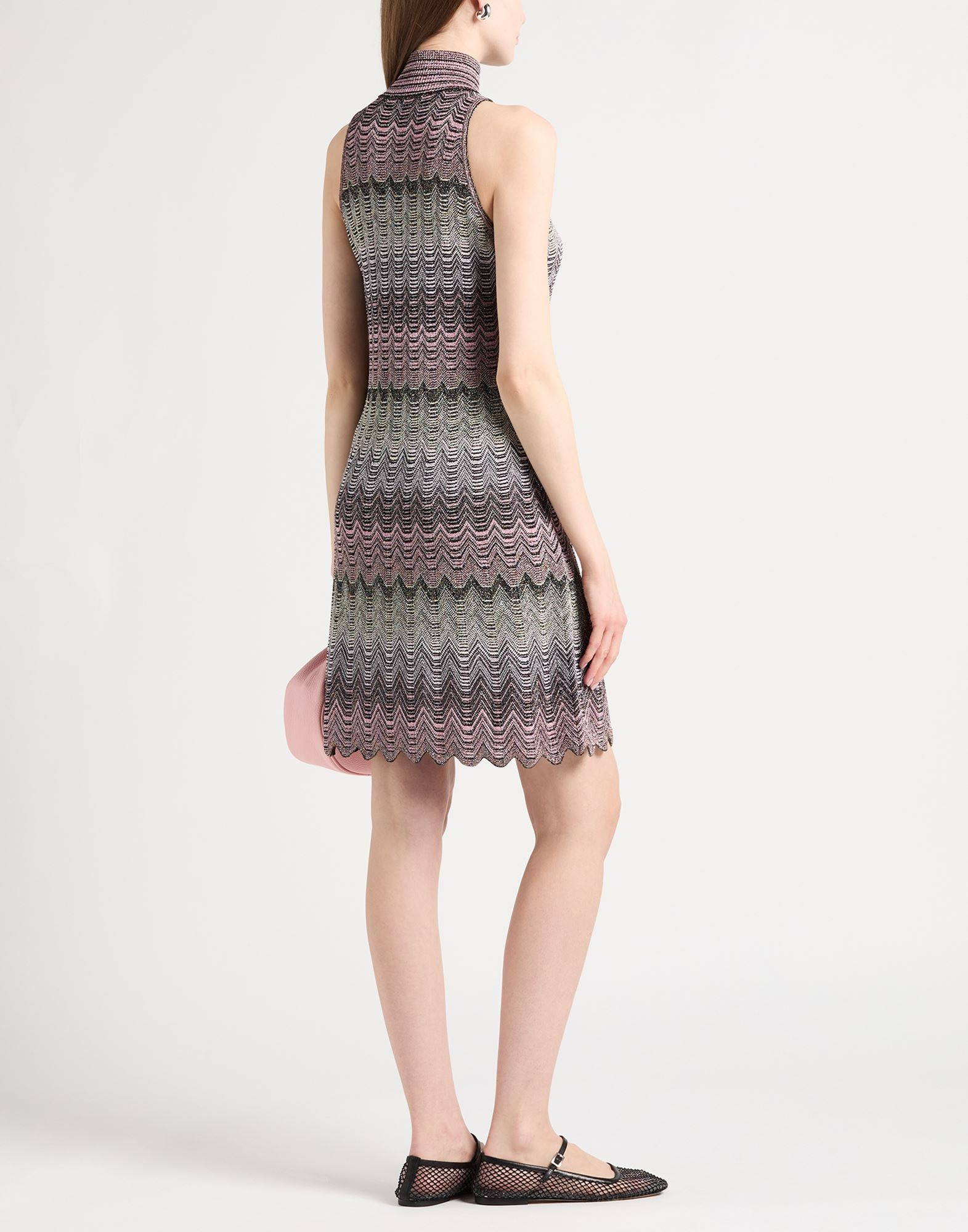 Pink Women's Short Dress - 4