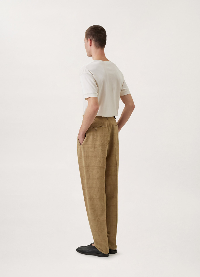 PLEATED TAPERED PANTS
CHECKED SEERSUCKER 5