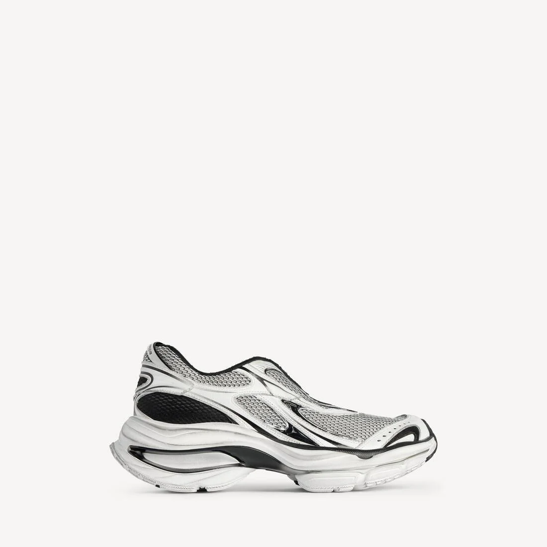 Men's D'orsay Sneaker in Black/white - 1