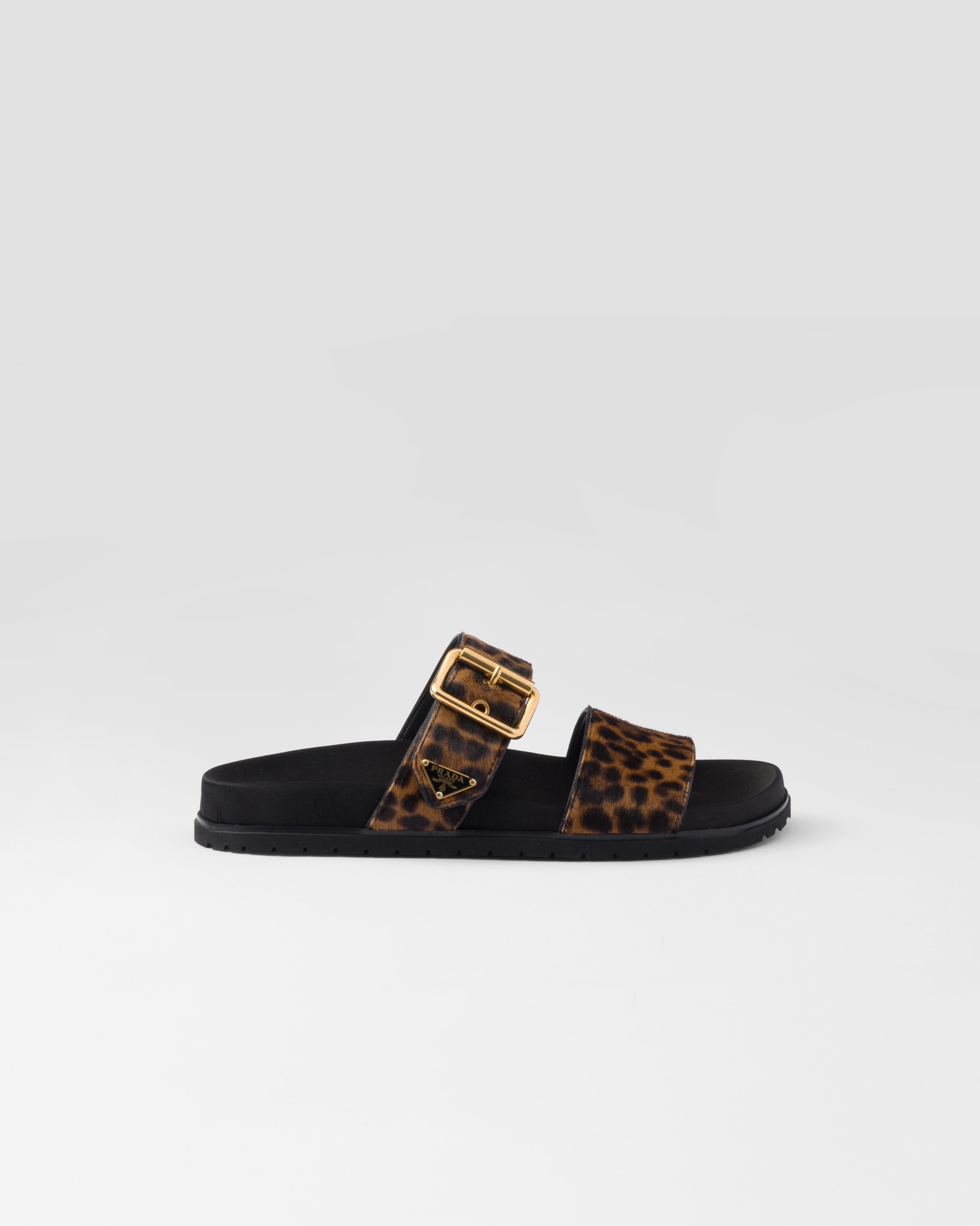 Printed leather slides - 2