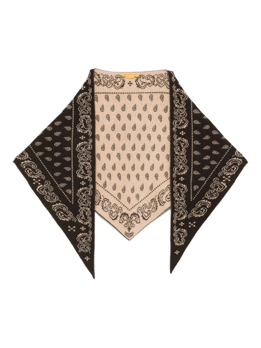 paisley-patterned bandana scarf - 1