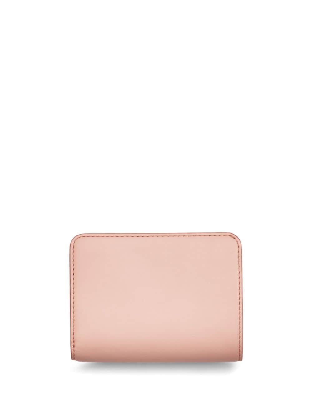 logo-embossed leather purse - 2