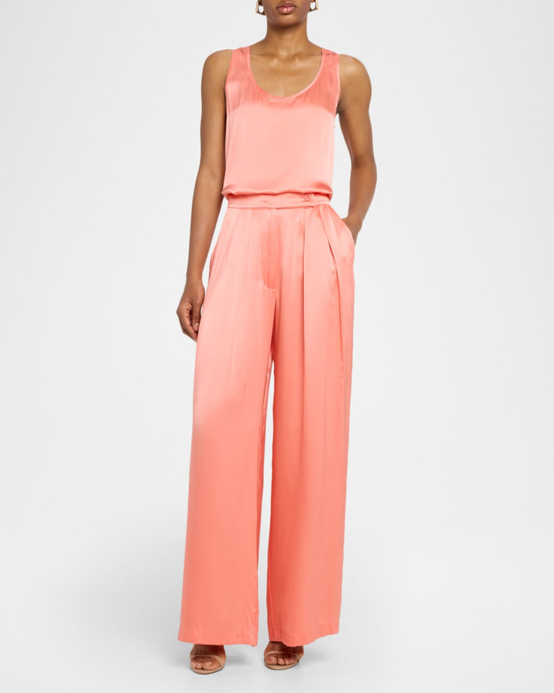 SABLYN Claudia Silk Scoop-Neck Tank Top outlook