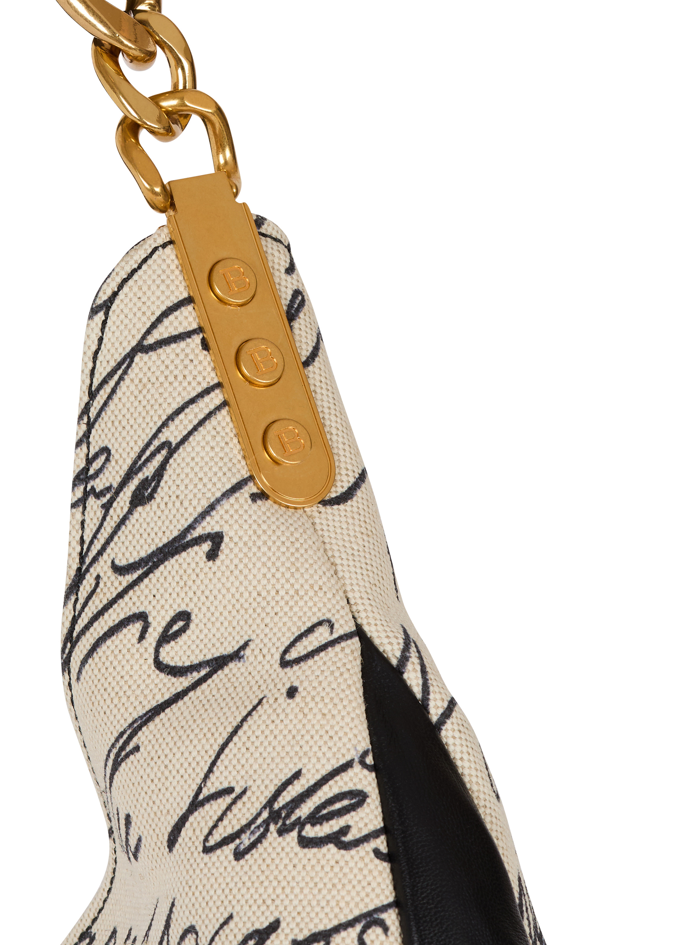 Large 1945 Soft Hobo tote bag in printed canvas - 5