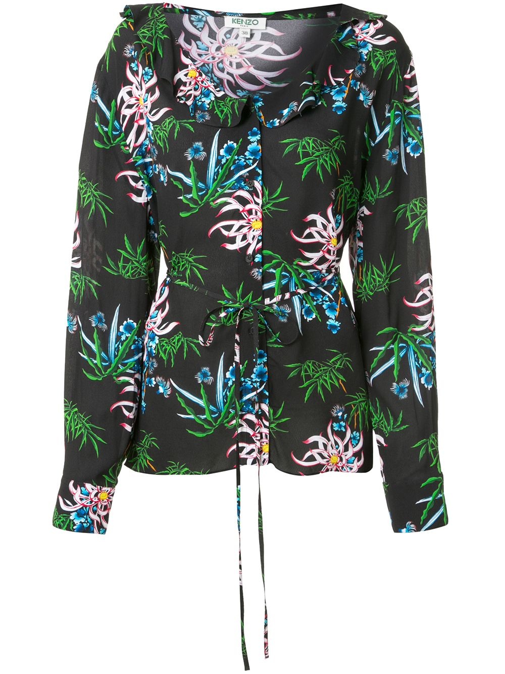 Sea Lily-print shirt - 1