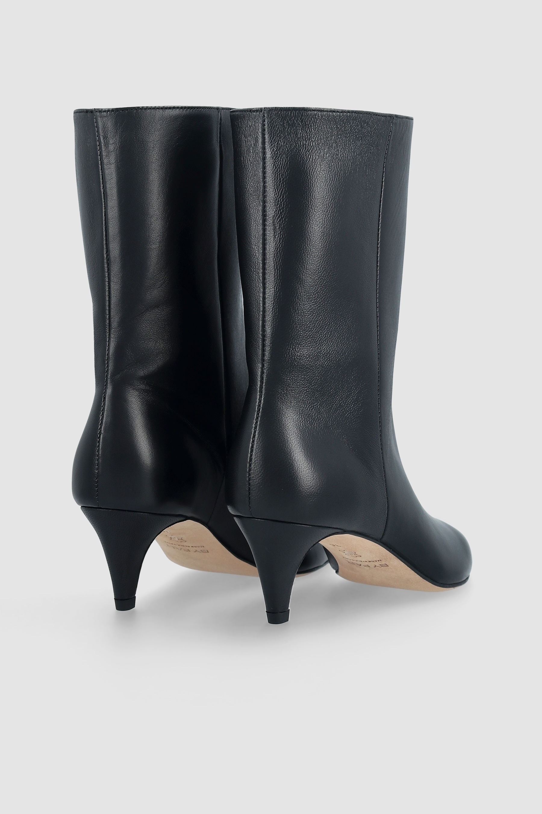 Lysander Black Lamb Nappa Leather Ankle Boot - 4