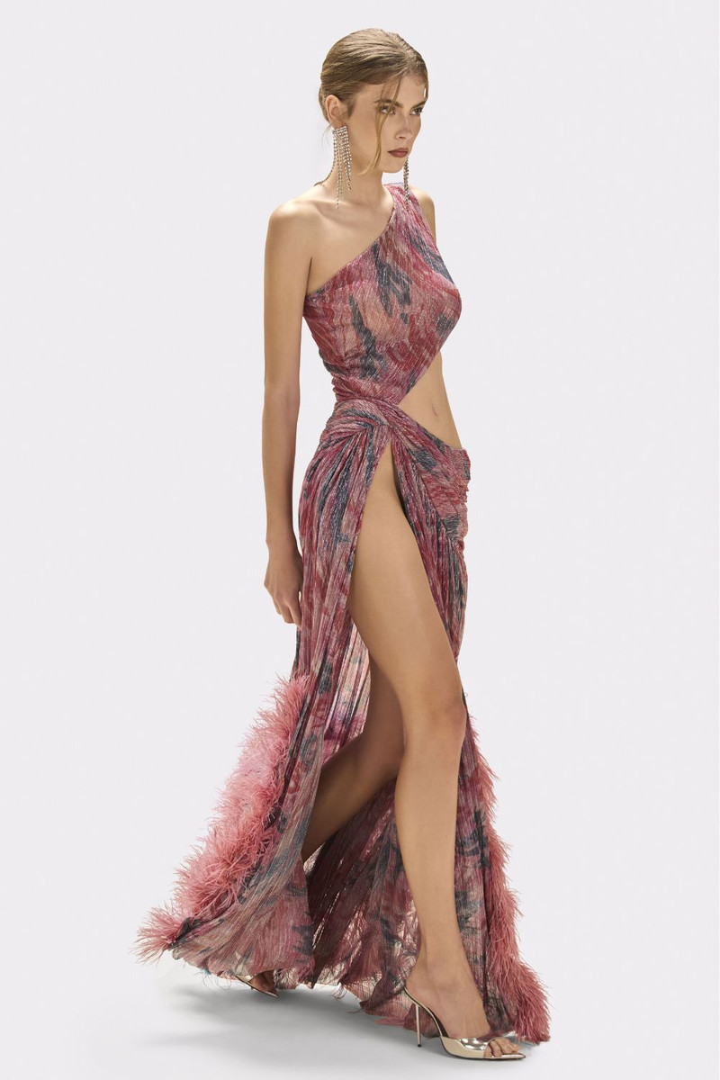 PatBO TWIST FEATHER GOWN outlook