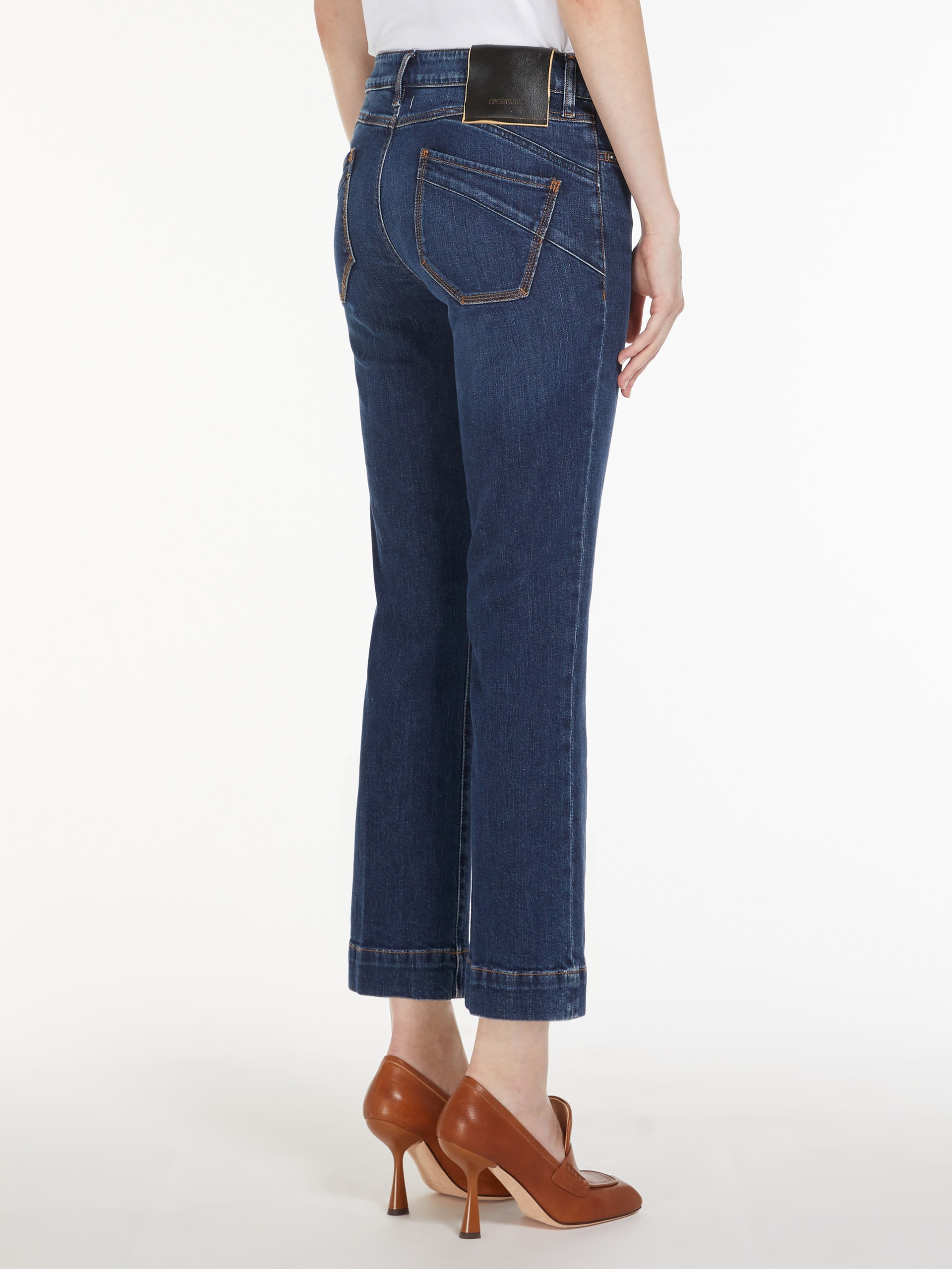 MESSICO Low-rise mini flare jeans - 4