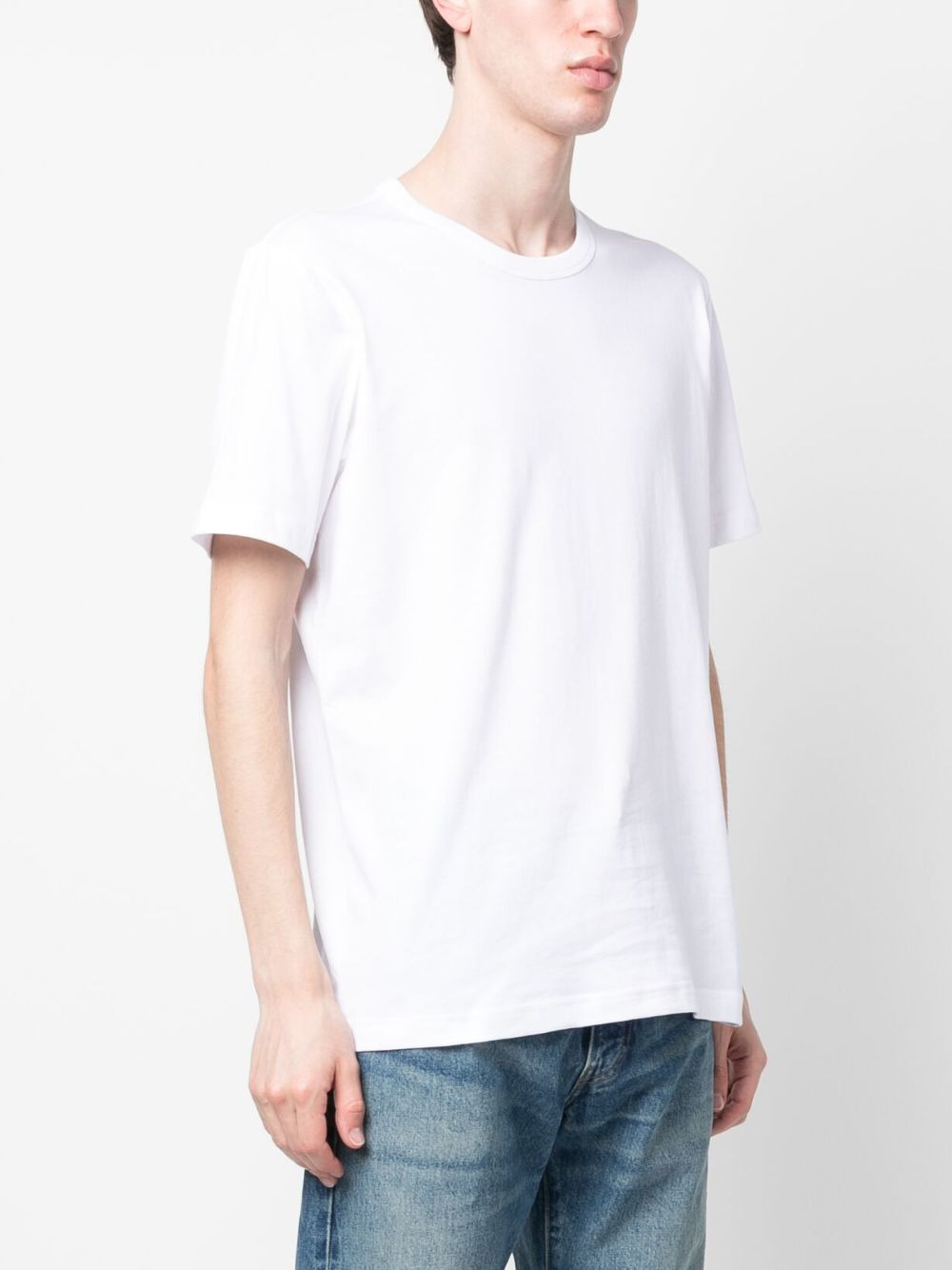 logo-patch short-sleeve cotton T-shirt - 3