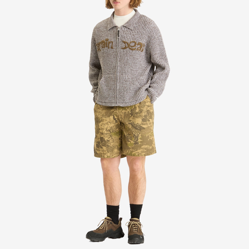 BRAIN DEAD Brain Dead Rib Knit Cardigan outlook