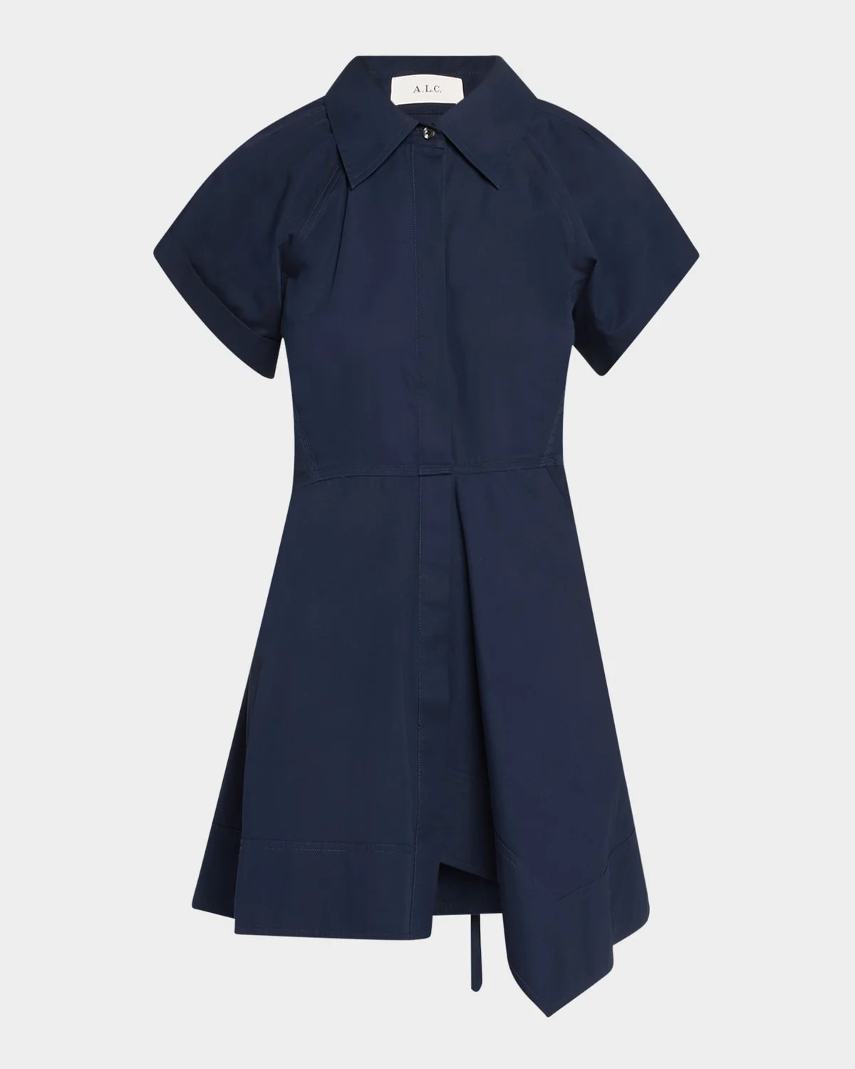 Julie Short-Sleeve Shirtdress - 1