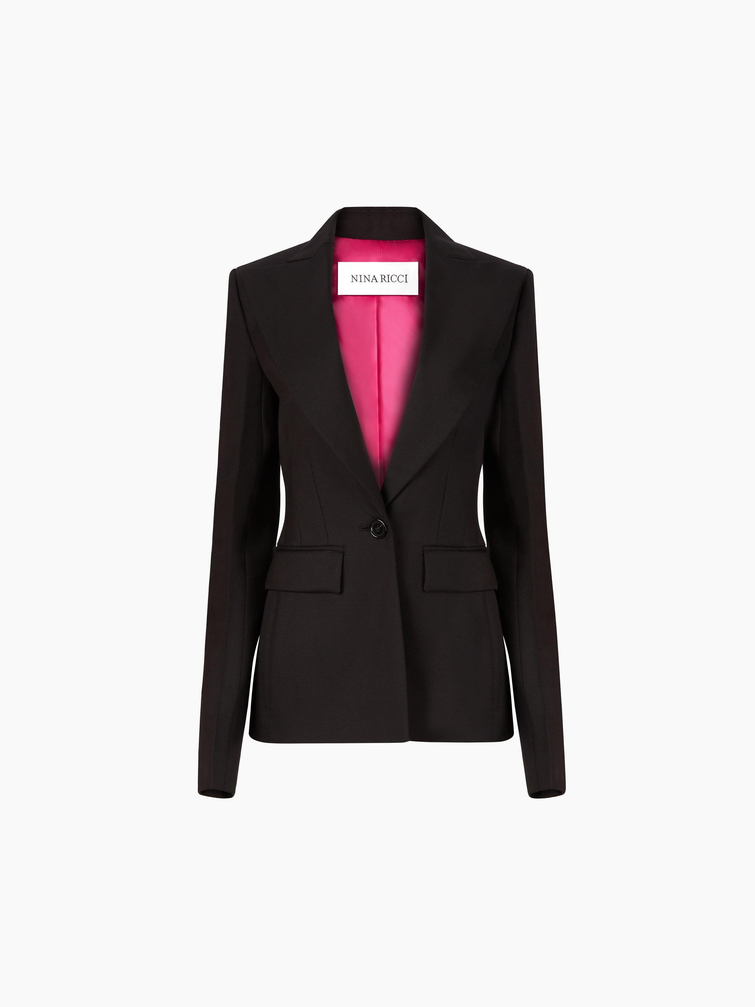 WOOL GABARDINE BLAZER - 5