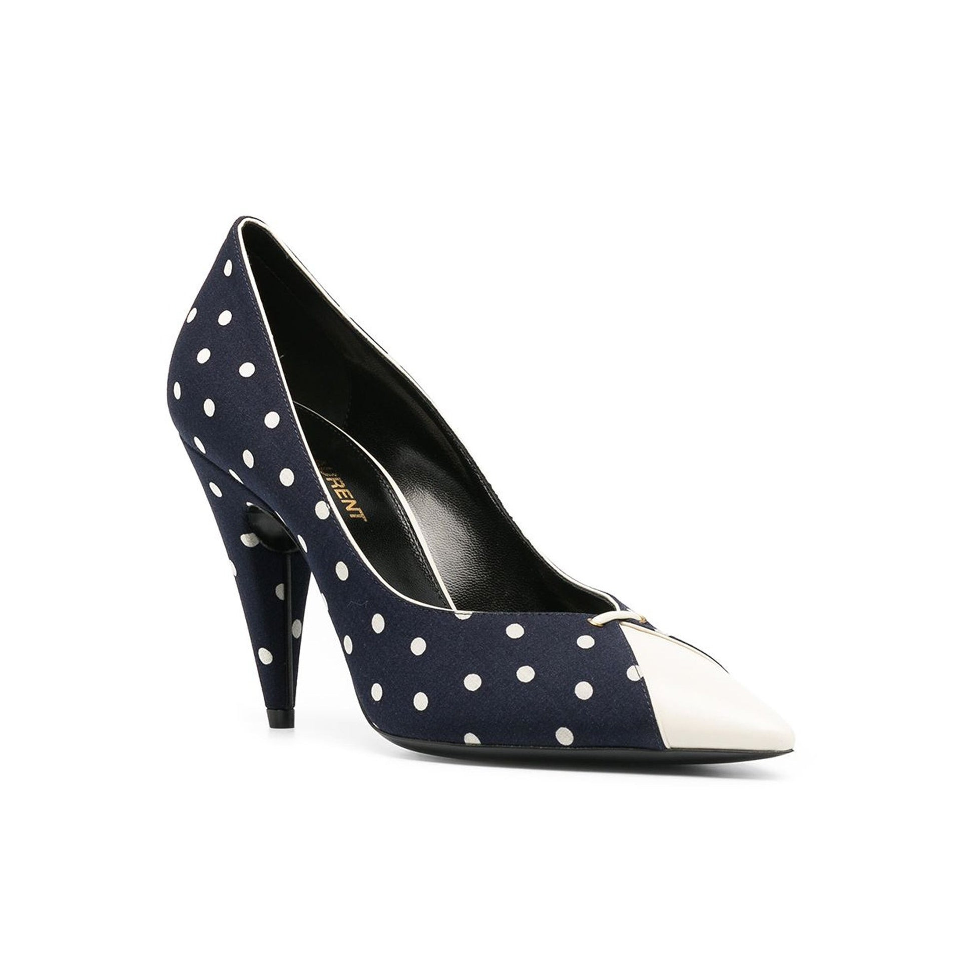 Saint Laurent Lola Polka Dot-Print Pumps Women - 2