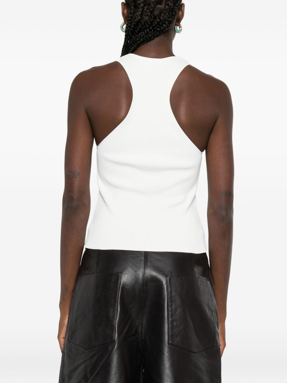 ribbed-knit cami top - 4