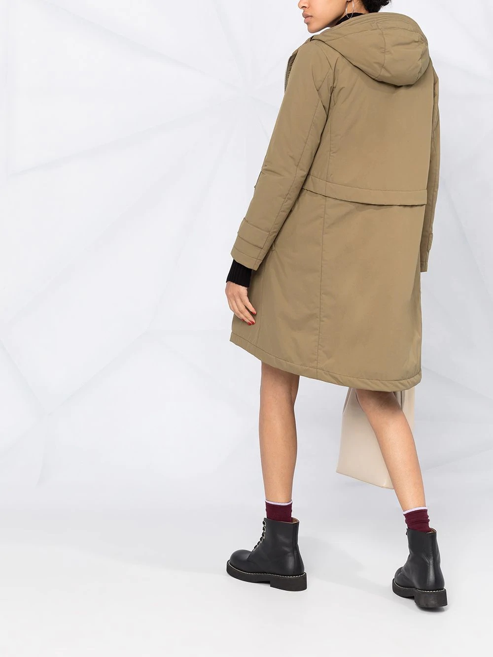 hooded parka coat  - 4